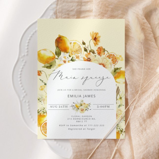 Convites Ela encontrou seu chá de panela de aperto principa (Criador carregado)