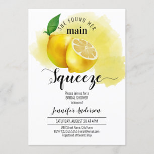 Convites Ela encontrou seu chá de panela de aperto principa