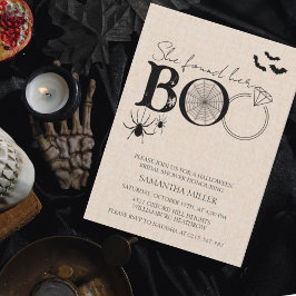 Convites Ela Encontrou Seu Chá de panela De Boo Halloween