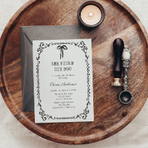 Ela Encontrou Seu Chá de panela De Boo Halloween