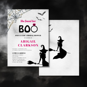 Convites Ela Encontrou Seu Chá de panela De Boo Halloween