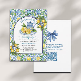 Convites Ela Encontrou Seu Chá de panela De Código QR De Ap