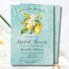 Convites Ela Encontrou Seu Chá de panela De Limão De Aperte