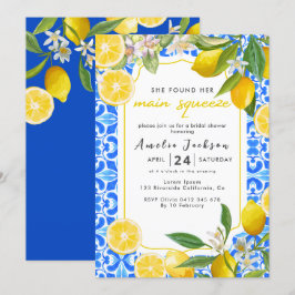 Convites Ela Encontrou Seu Chá de panela De Limão De Aperte