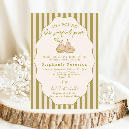 Convites Ela Encontrou Seu Chá de panela Perfeito De Peça