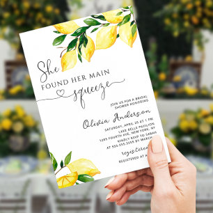 Convites Ela encontrou seu Código QR de Chá de panela de co