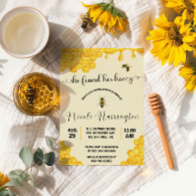 Ela Encontrou Seu Mel!  Abelha, Mel, Chá de Noiva