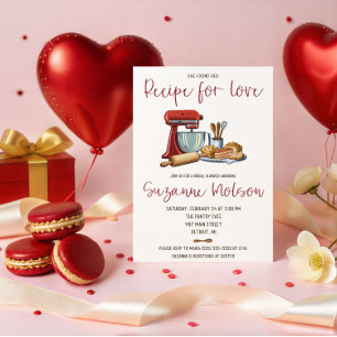 Convites Ela Encontrou sua Receita para o Amor! Chuveiro de