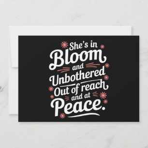 Convites Ela Está Em Sangue E Desligada Do Alcance E Do