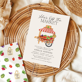 Convites Ela está fora do Chá de panela de Mercado do Agric