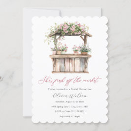 Convites Ela está fresca do Chá de panela de mercado