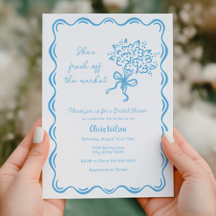 Convites Ela está fresca do Chá de panela de mercado