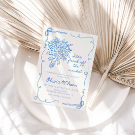 Convites Ela está fresca fora do Chá de panela de mercado -