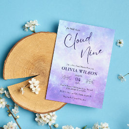 Convites Ela está no Chá de panela Elegante Sonho da Nuvem