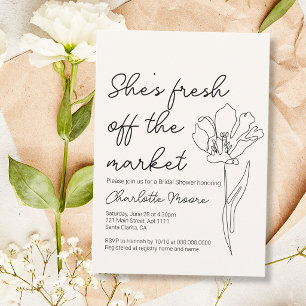 Convites Ela está nova no Chá de panela de mercado