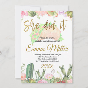 Convites Ela Fez Festa de formatura