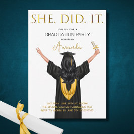 Convites Ela Fez Graduação