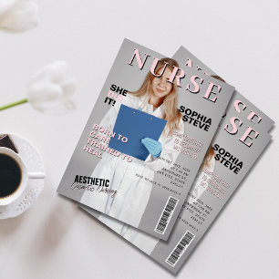 Convites Ela fez isso na graduação de fotos de revistas de 