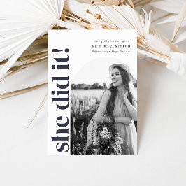 Convites Ela Formando a Festa Convidar com Imagem