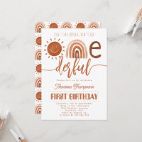 Ela não é linda Boho Rainbow Aniversário?