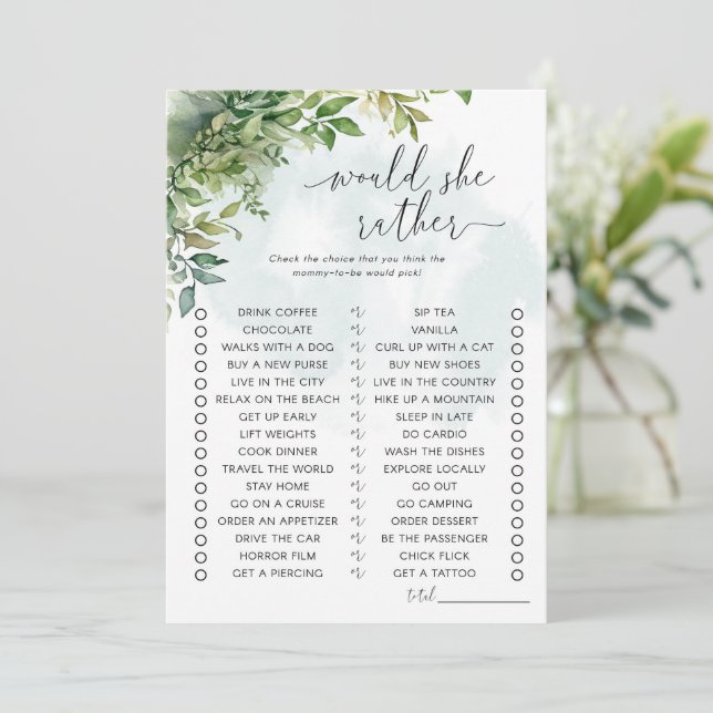 Convites Ela Preferencialmente Jogo De Chá de fraldas? (Em pé/Frente)