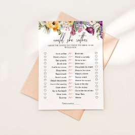 Convites Ela Preferencialmente O Jogo De Chá de panela Flor