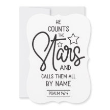 Ele conta as estrelas e as chama de Salmos