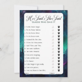 Convites Ele Disse Que Disse Jogo De Chá de panela