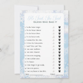 Convites Ele Disse Que Disse Jogo De Chá de panela