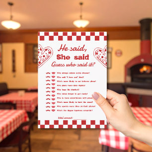Convites Ele Disse Que Disse Pizza Bachelorette