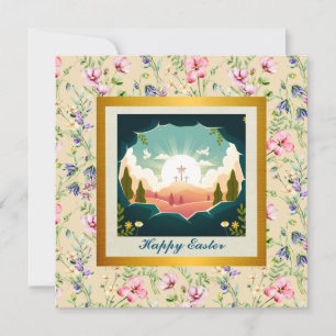 Convites Ele é Risen e Celebração da Ressurreição domingo