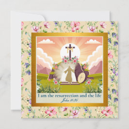 Convites Ele é Risen e Celebração da Ressurreição domingo