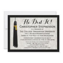 Ele Fez O Formandos De Tassel