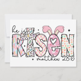 Convites Ele ressuscitou a páscoa cristã feliz Jesus Deus a
