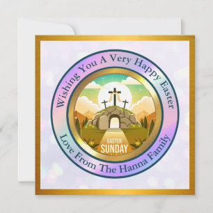 Convites Ele Ressuscitou e Celebração do Domingo de Resurre