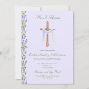 Convites Ele Ressuscitou Páscoa Cristã