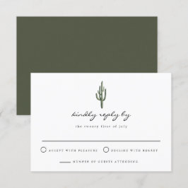 Convites Eleanor - Watercolor Bohemian Cactus Desert RSVP