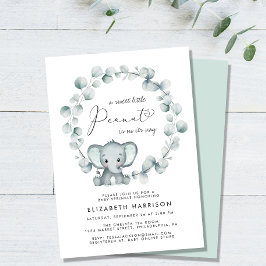 Convites Elefante Eucalyptus Baby Sprinkle