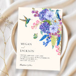 Convites Elegance floral bird wedding<br><div class="desc">Aesthetic floral</div>