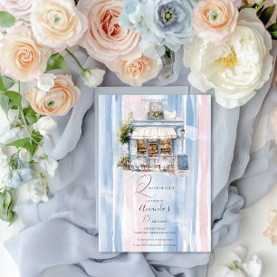 Convites Elegance French Cafe Birthday