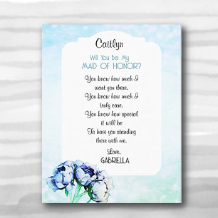 Convites Elegância BOHO! Você será minha Dama de Honra cart