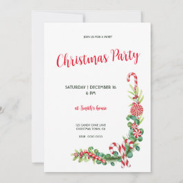 Convites Elegância de menta-pimenta