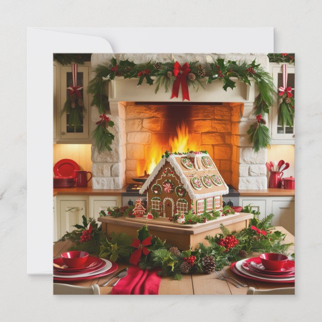 Convites Elegância de Natal (Frente)