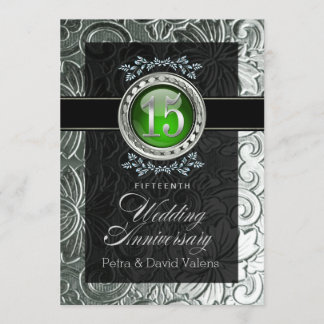 Convites Elegância Glamour Relevo 15º Aniversário