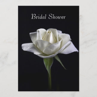 Convites Elegância no Chá de panela Branco