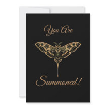 Elegância Sombria - Preto e Dourado