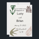Convites Elegant and artistic wedding invitation<br><div class="desc">Elegant and artistic wedding invitation</div>