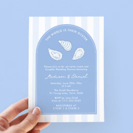 Convites Elegant Arch Oyster Roast Couples Wedding Shower
