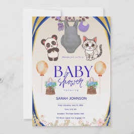 Convites Elegant Baby Shower Invitation | Modern Minimalist
