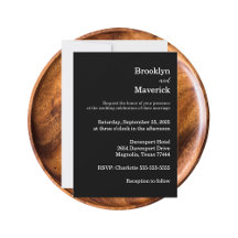 Elegant Black & White Wedding